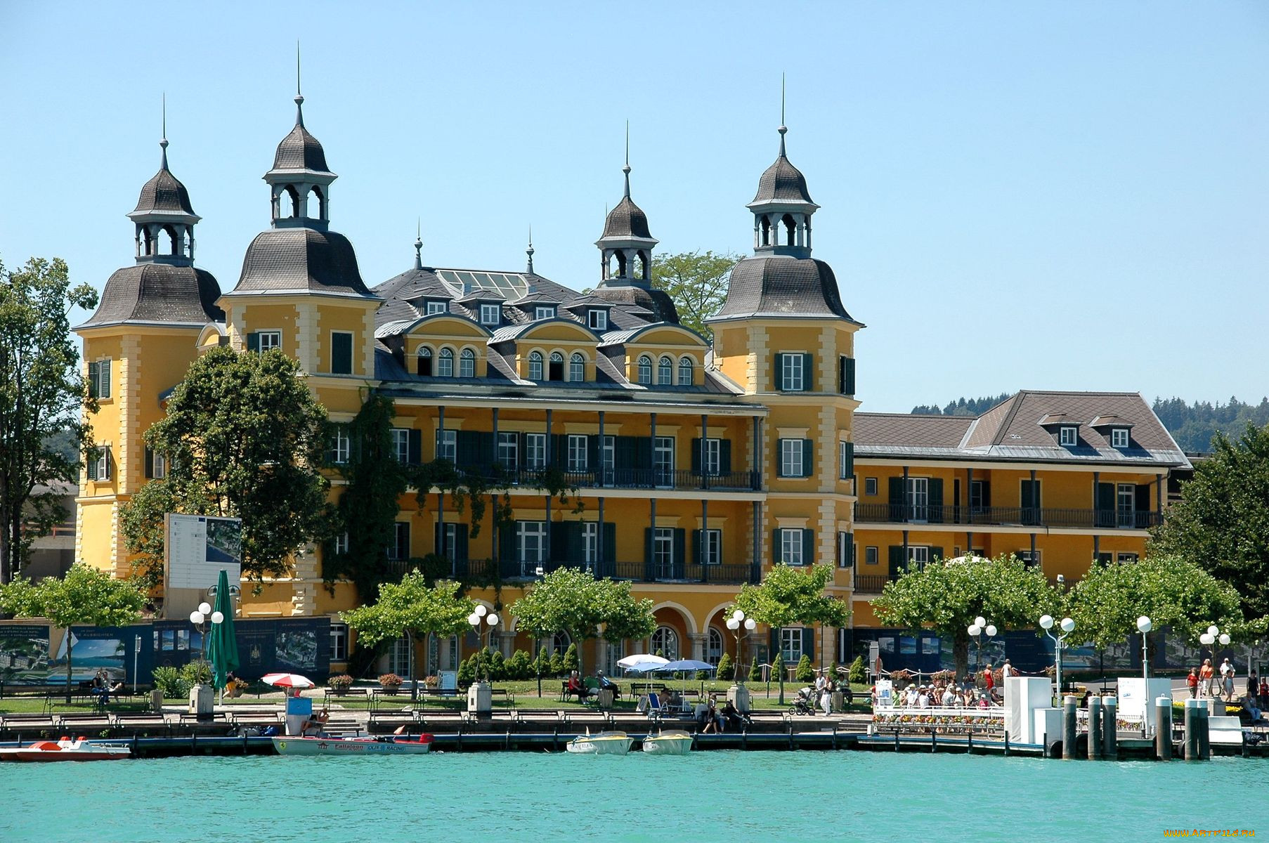 , schloss, velden, , , , 